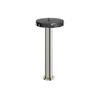 Aquabrass - Marmo Marquina Floormount Tub Filler With Hidden Handshower