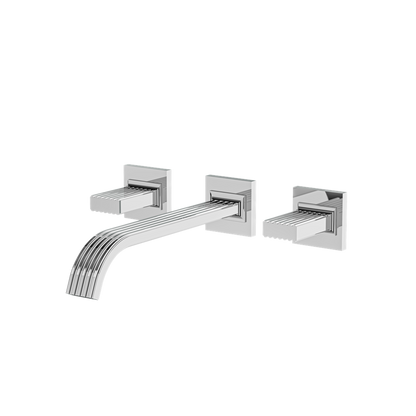 Aquabrass - Tosca Wallmount 8 Inch Lavatory Faucet - Trim Only