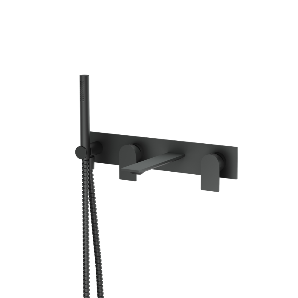 Aquabrass - Alpha  Wall Tub Filler W/Hs-Trim