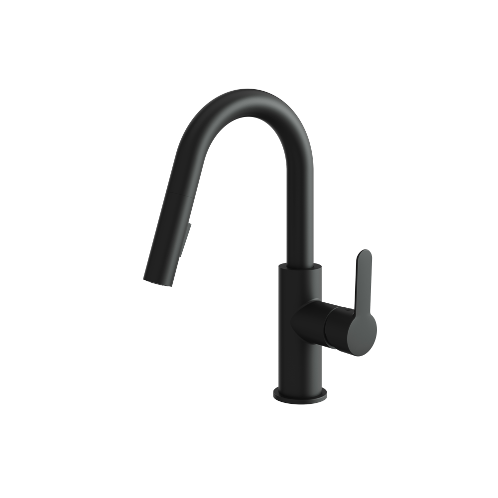 Aquabrass - Barley Prep Pull-Down Dual Stream Kitchen Faucet