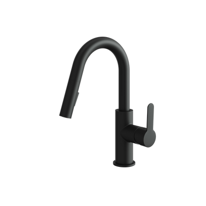 Aquabrass - Barley Prep Pull-Down Dual Stream Kitchen Faucet