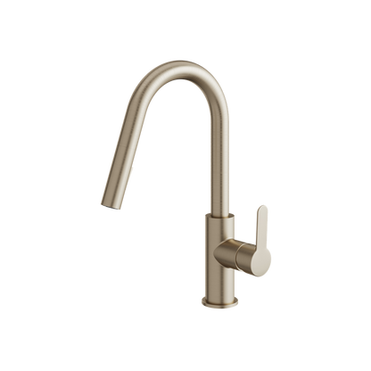 Aquabrass - Barley Pull-Down Dual Stream Kitchen Faucet