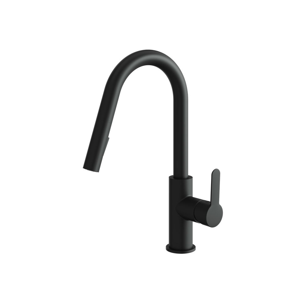 Aquabrass - Barley Pull-Down Dual Stream Kitchen Faucet