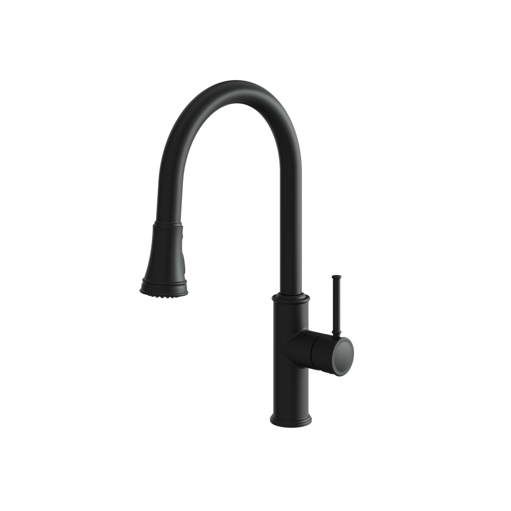 Aquabrass - Margherita Pull-Down Dual Stream Kitchen Faucet
