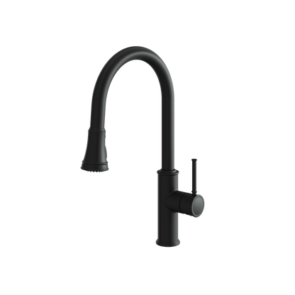 Aquabrass - Margherita Pull-Down Dual Stream Kitchen Faucet
