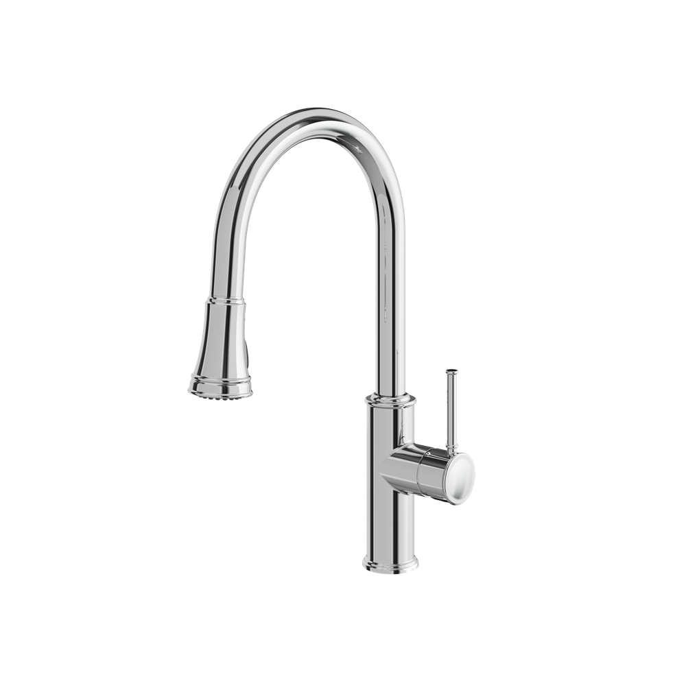 Aquabrass - Margherita Pull-Down Dual Stream Kitchen Faucet