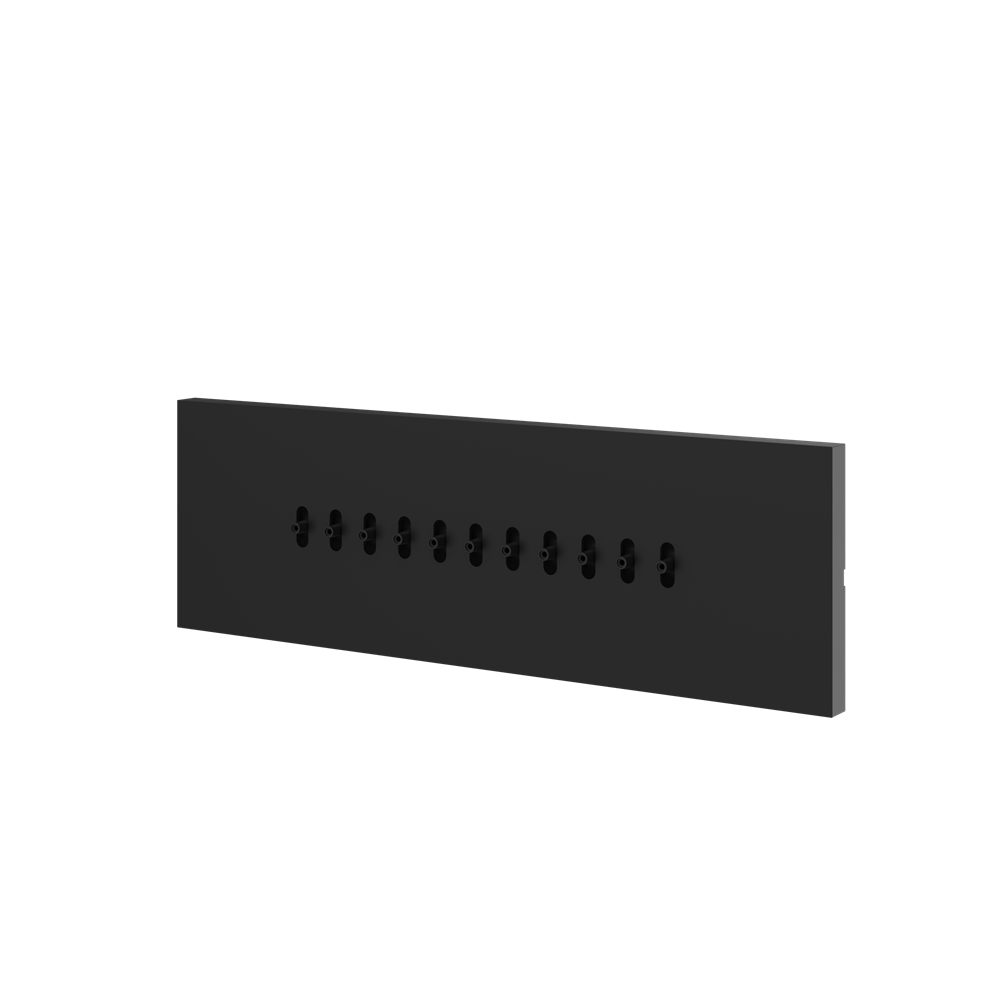 Aquabrass - Square Flush Mount Wavy Body Jet