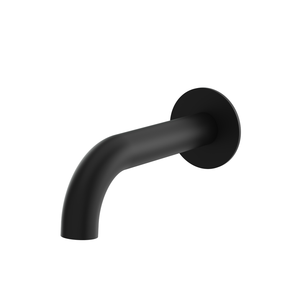 Aquabrass - Tubular Slip-Fit Spout & Round Flange 7 Inch Without Diverter
