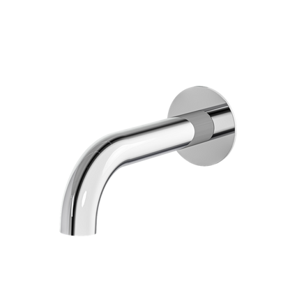 Aquabrass - Tubular Slip-Fit Spout & Round Flange 7 Inch Without Diverter