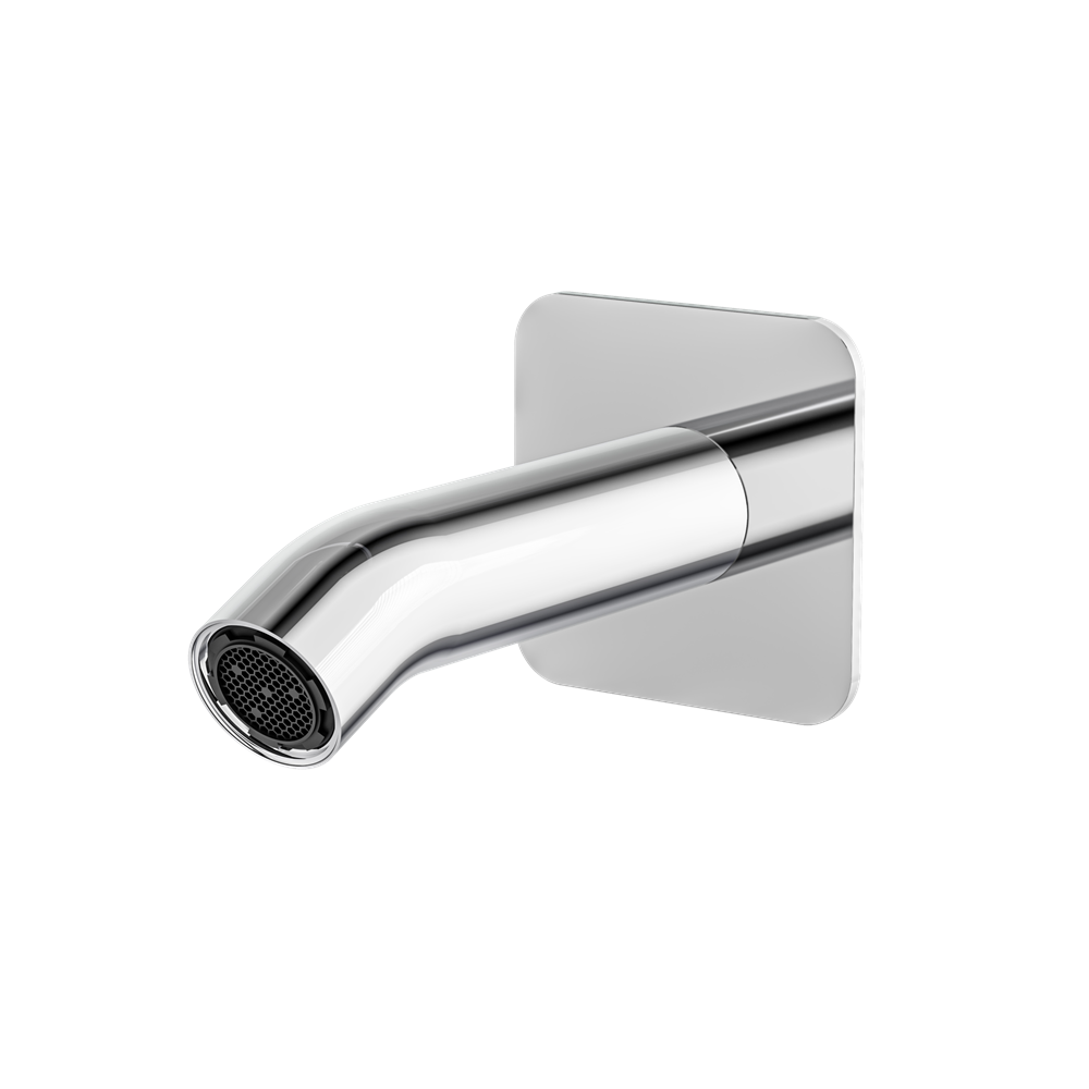 Aquabrass - Round Wallmount Tub Spout 4-3/4 Inch Without Diverter