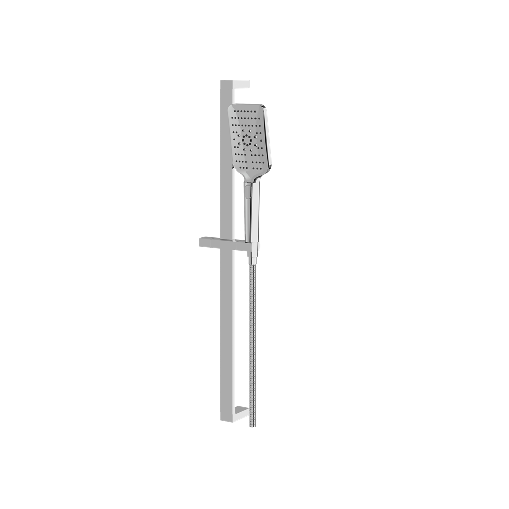 Aquabrass - 28 Inch Square Complete Shower Rail