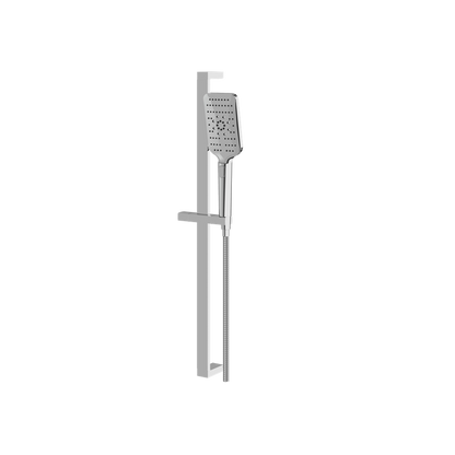 Aquabrass - 28 Inch Square Complete Shower Rail