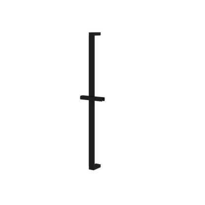 Aquabrass - 28 Inch Square Shower Rail Only With Slider