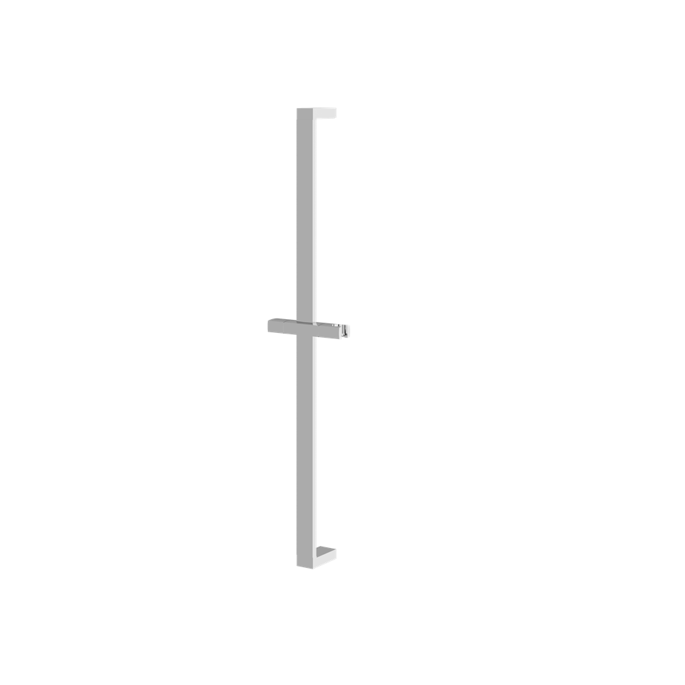 Aquabrass - 28 Inch Square Shower Rail Only With Slider