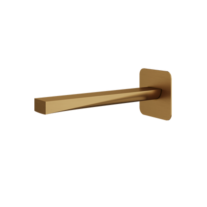 Aquabrass - Chicane Wallmount Tub Spout 9 Inch Without Diverter