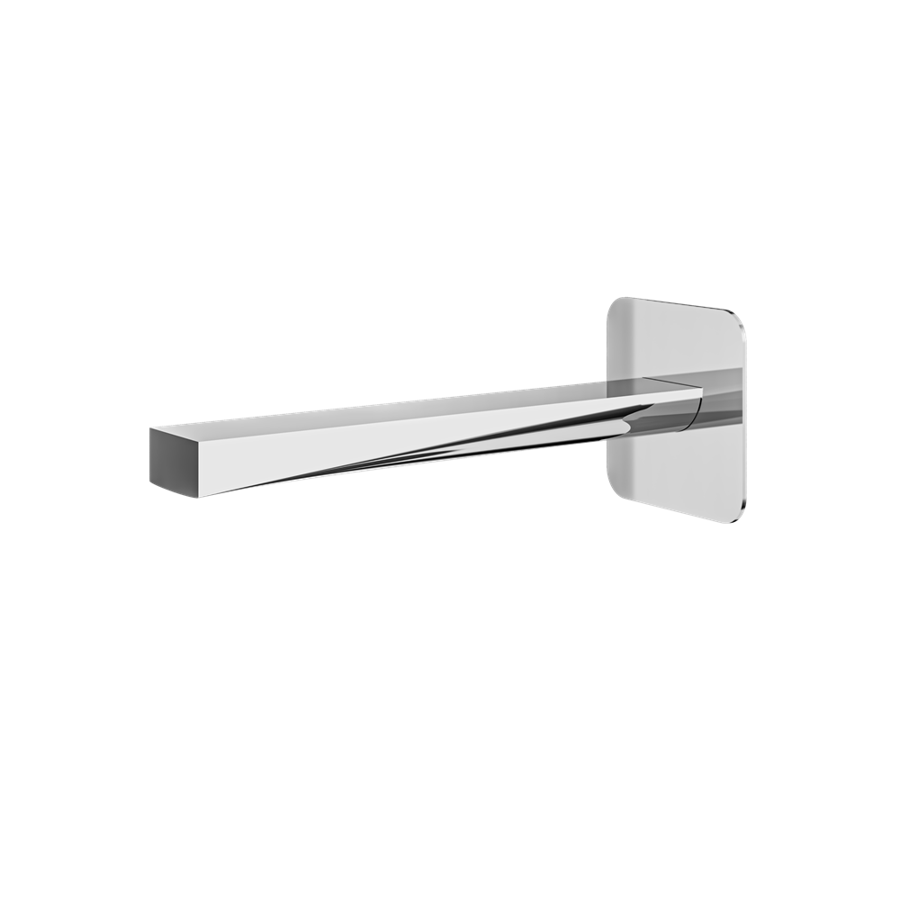 Aquabrass - Chicane Wallmount Tub Spout 9 Inch Without Diverter