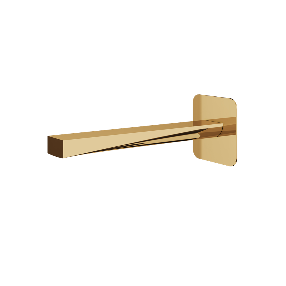 Aquabrass - Chicane Wallmount Tub Spout 9 Inch Without Diverter