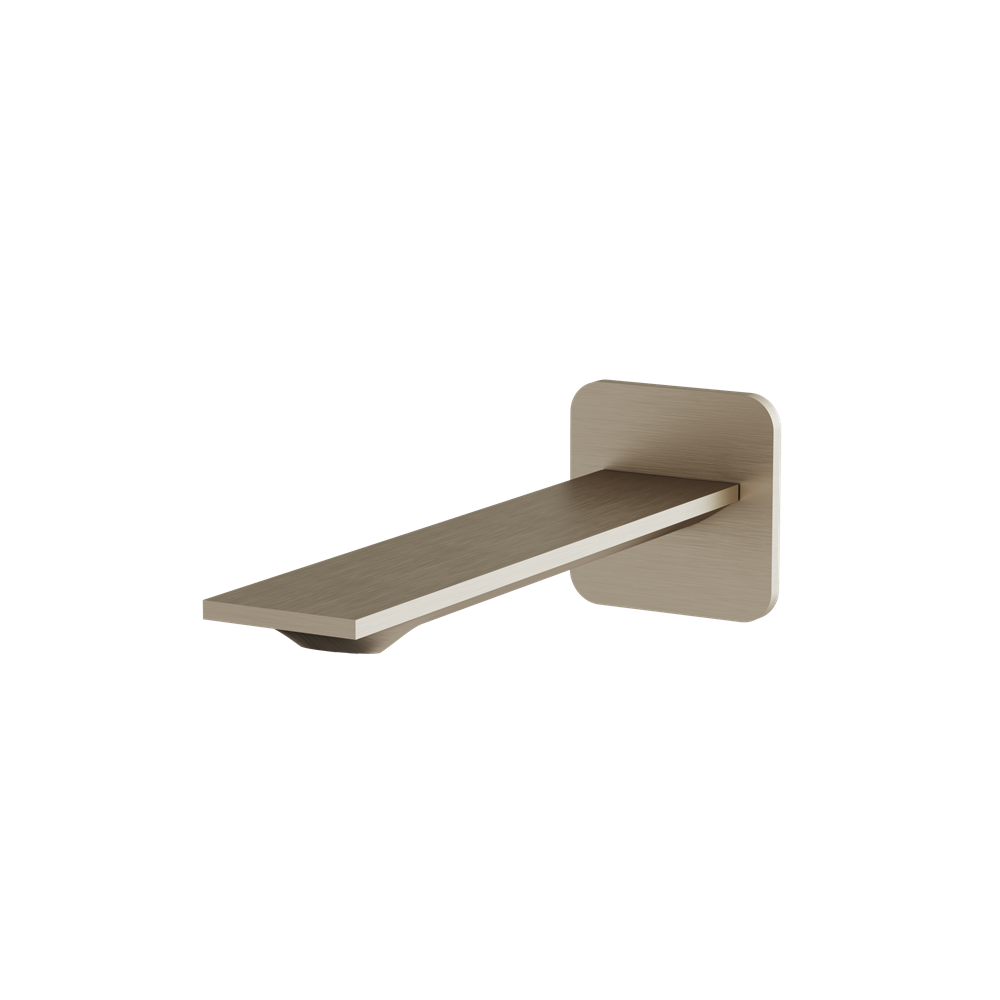 Aquabrass - Alpha Wallmount 8.5 Inch Tub Spout Without Diverter