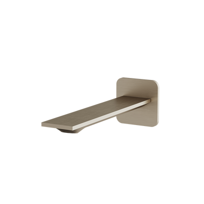 Aquabrass - Alpha Wallmount 8.5 Inch Tub Spout Without Diverter