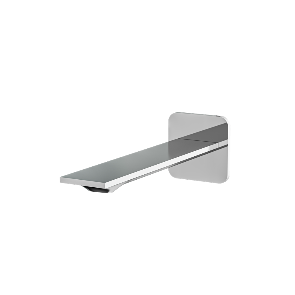 Aquabrass - Alpha Wallmount 8.5 Inch Tub Spout Without Diverter