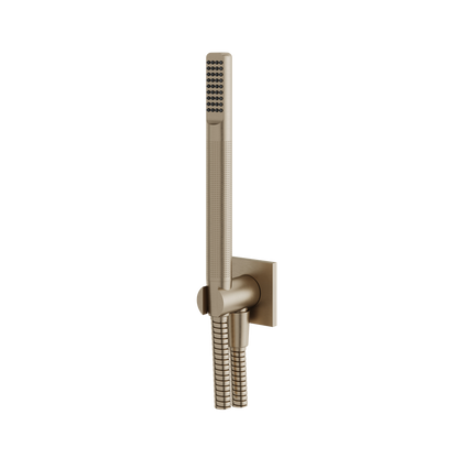Aquabrass - Square/Round Handshower Set with Square Flange