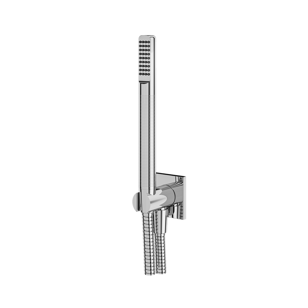 Aquabrass - Square/Round Handshower Set with Square Flange