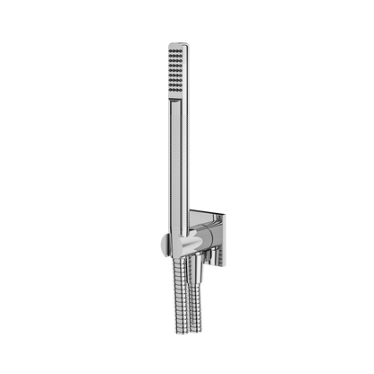 Aquabrass - Square/Round Handshower Set with Square Flange