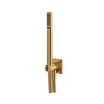 Aquabrass - Square/Round Handshower Set with Square Flange