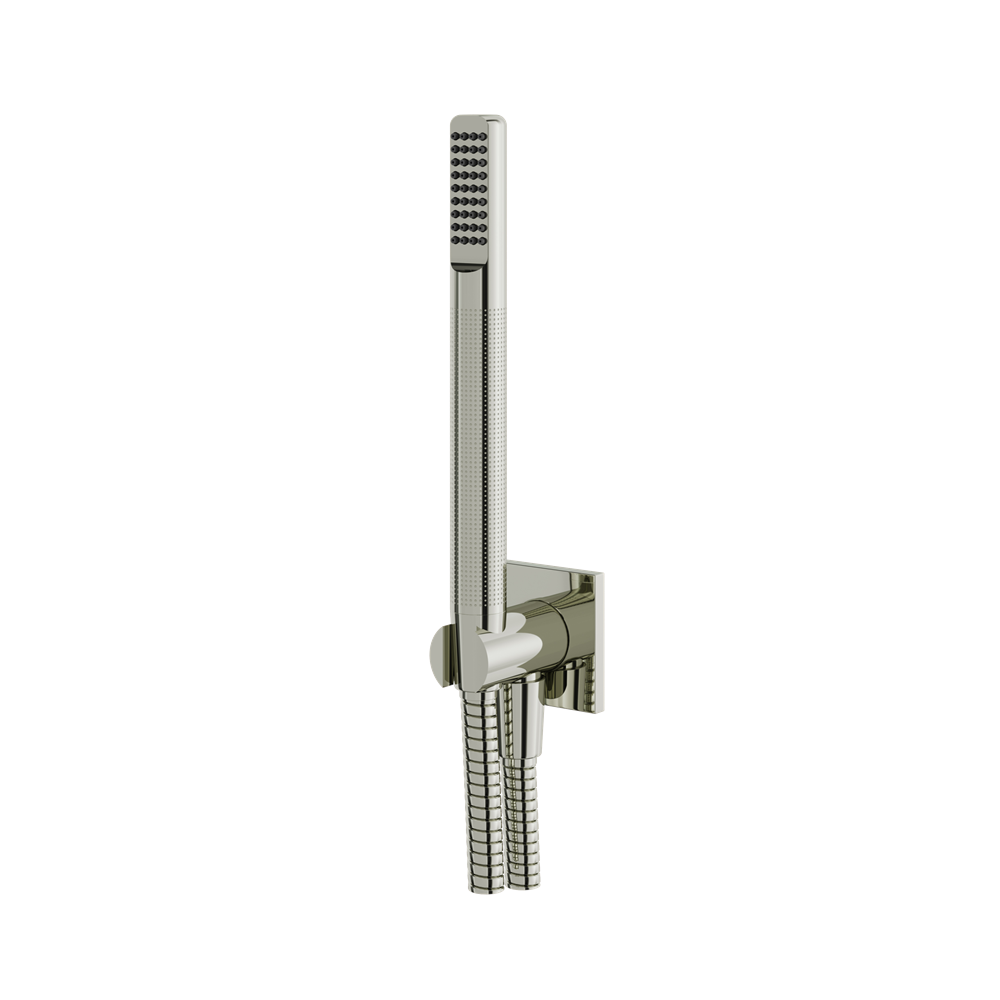 Aquabrass - Square/Round Handshower Set with Square Flange