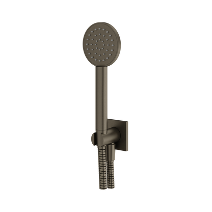 Aquabrass - Square/Round Handshower Set with Square Flanges
