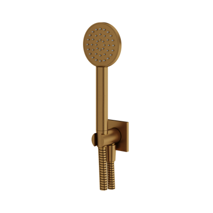 Aquabrass - Square/Round Handshower Set with Square Flanges