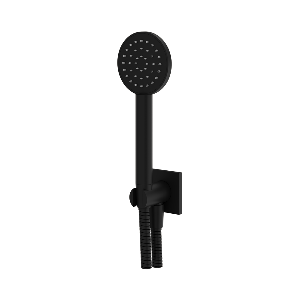 Aquabrass - Square/Round Handshower Set with Square Flanges