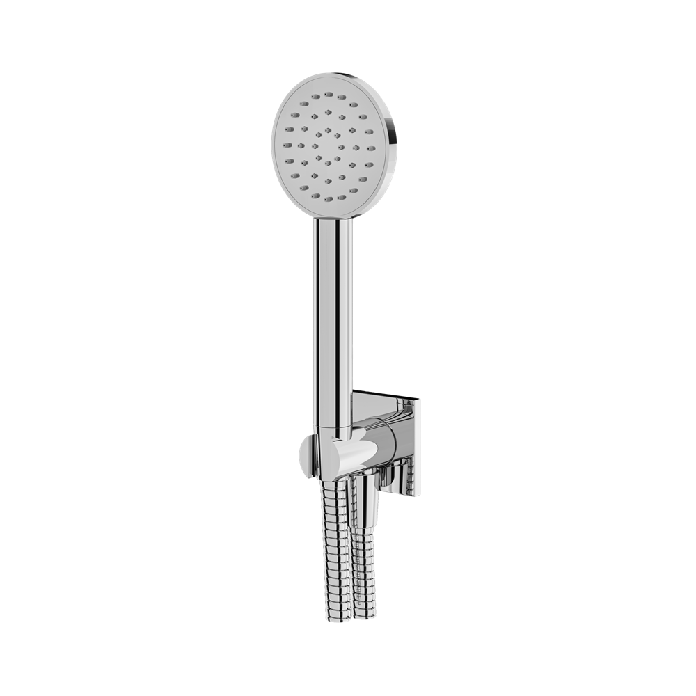 Aquabrass - Square/Round Handshower Set with Square Flanges