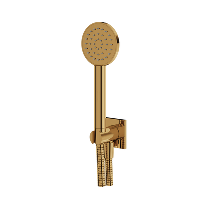 Aquabrass - Square/Round Handshower Set with Square Flanges