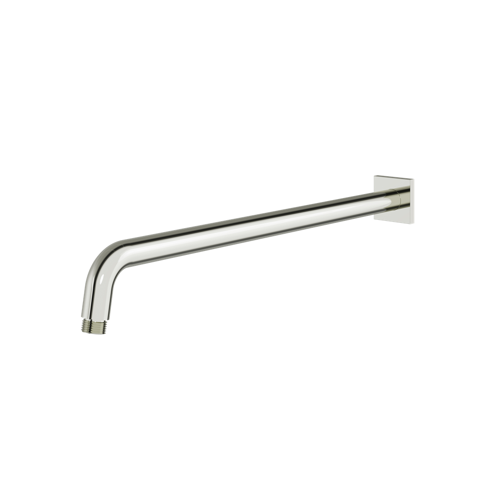 Aquabrass - Round Shower Arm & Square Flange 18 Inch