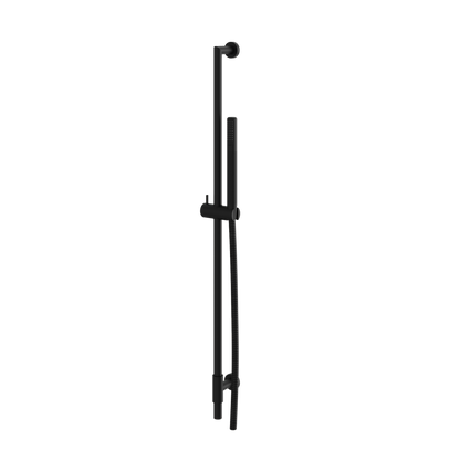 Aquabrass - Complete Round Shower Rail with Tubular Brass Handshower