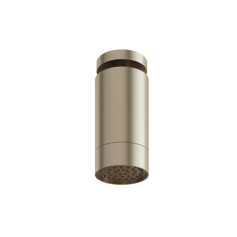 Aquabrass - Rainhead W/Ceiling Arm-Smooth Ring