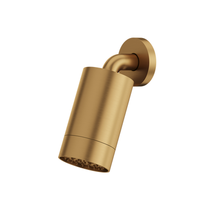 Aquabrass - Rainhead W/Wall Arm-Smooth Ring
