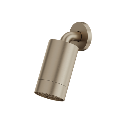 Aquabrass - Rainhead W/Wall Arm-Smooth Ring
