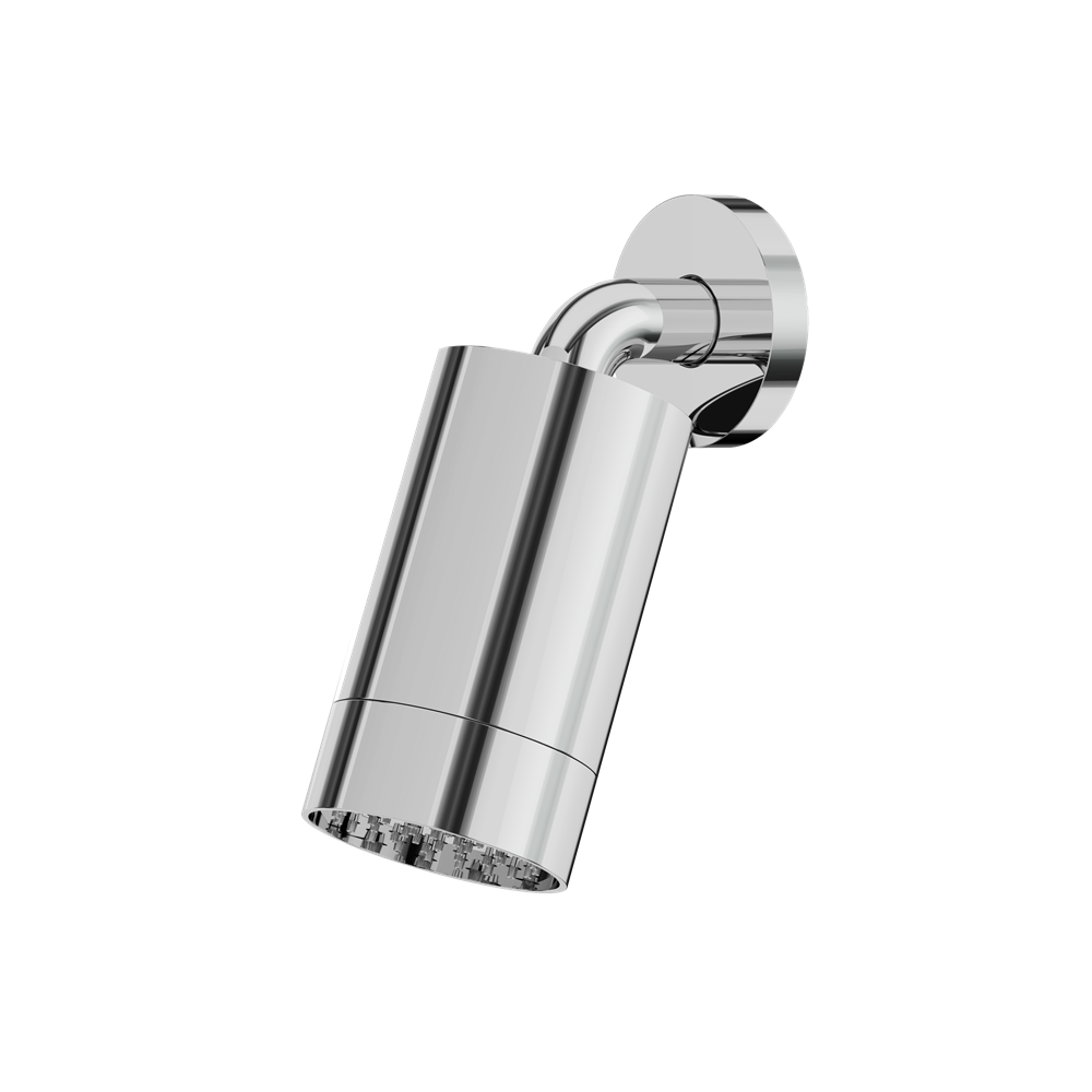 Aquabrass - Rainhead W/Wall Arm-Smooth Ring