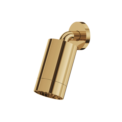Aquabrass - Rainhead W/Wall Arm-Smooth Ring