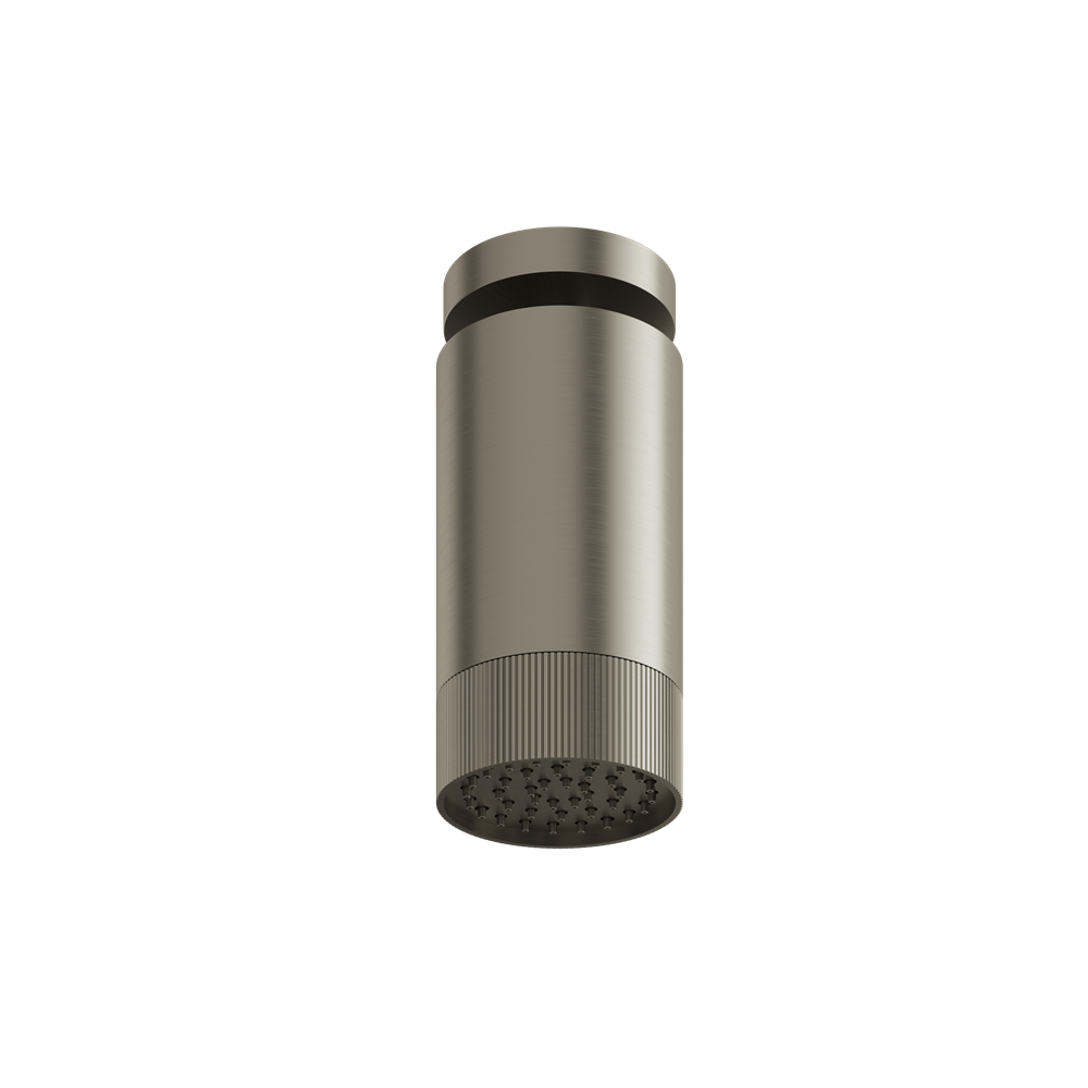 Aquabrass - Rainhead W/Ceiling Arm-Textured Ring