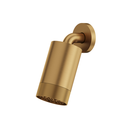 Aquabrass - Rainhead W/Wall Arm-Textured Ring