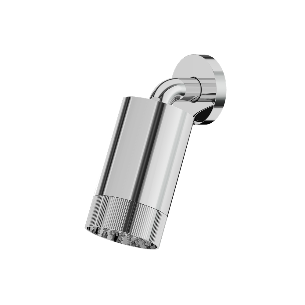 Aquabrass - Rainhead W/Wall Arm-Textured Ring