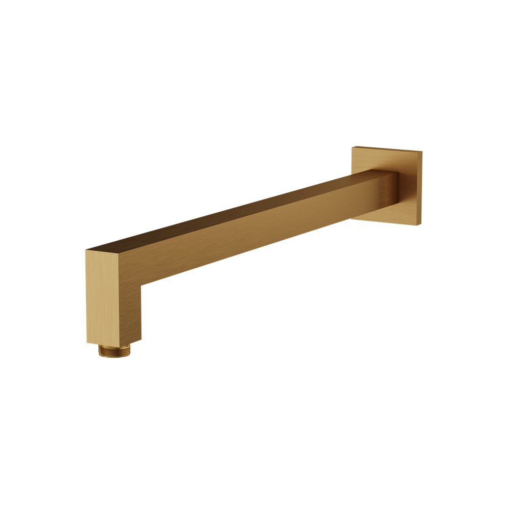 Aquabrass - Square 16 Inch Shower Arm With Flange