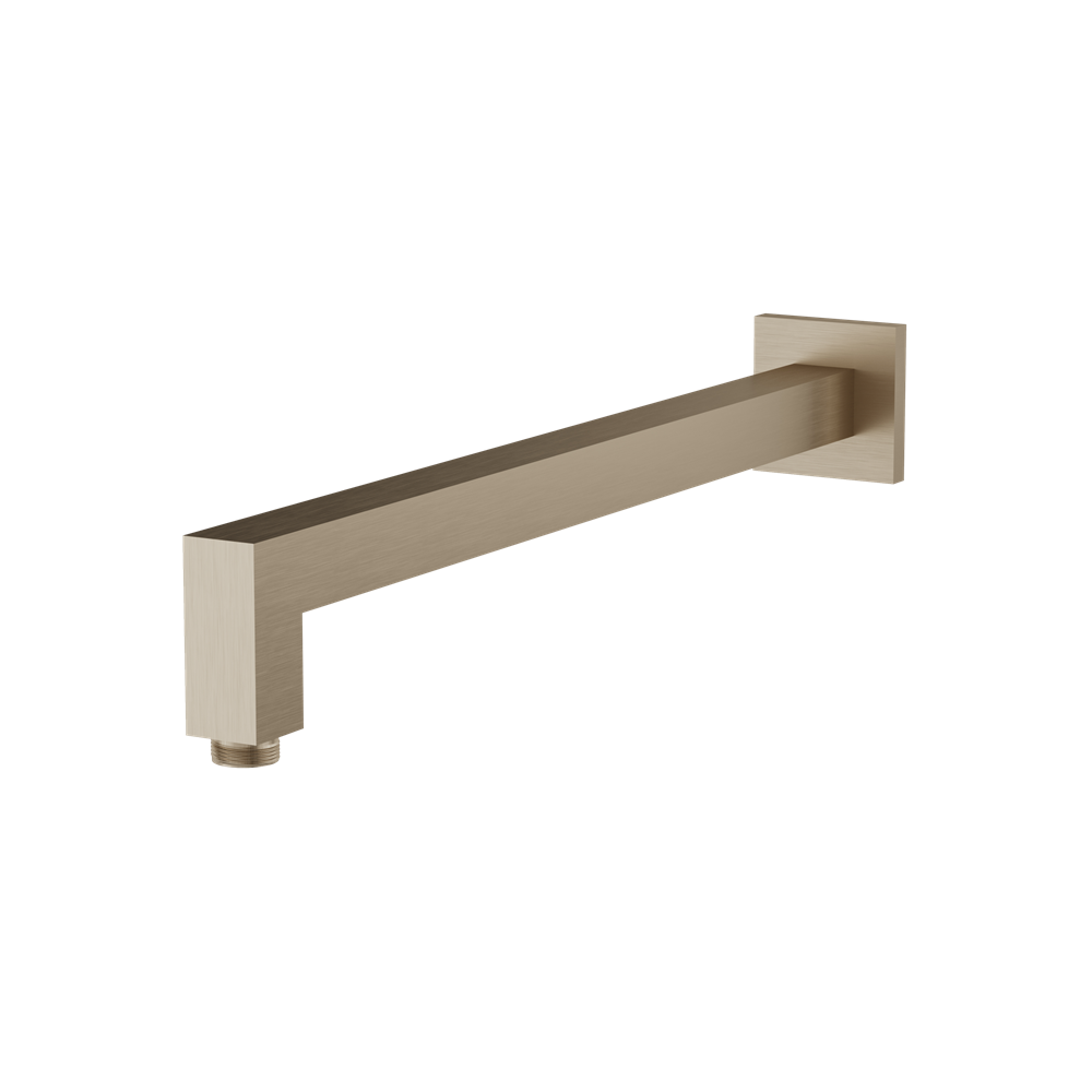 Aquabrass - Square 16 Inch Shower Arm With Flange