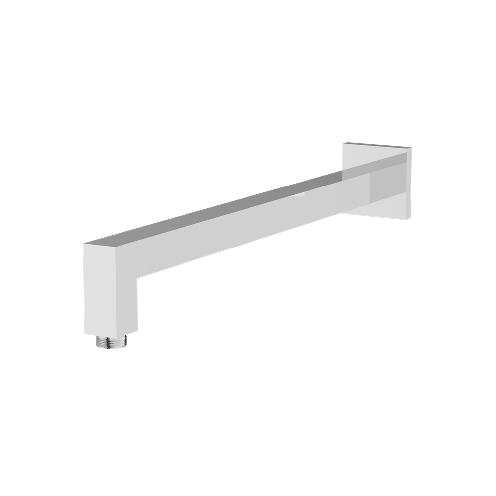 Aquabrass - Square 16 Inch Shower Arm With Flange