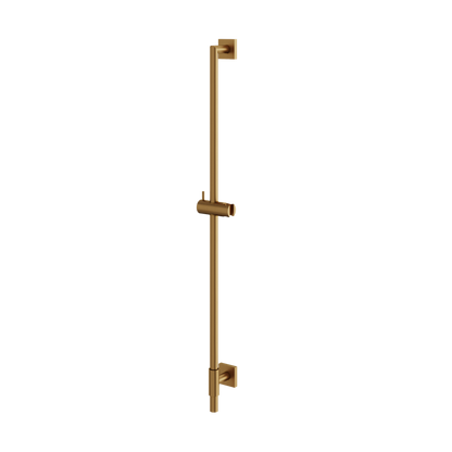Aquabrass - Round Rail With Square Flange & Slider