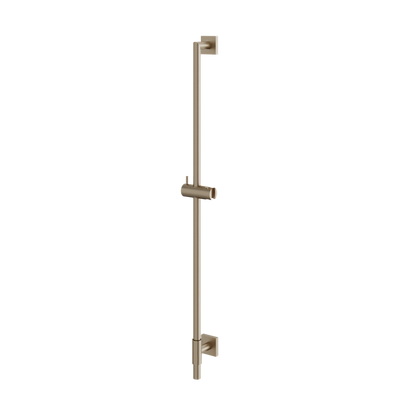Aquabrass - Round Rail With Square Flange & Slider