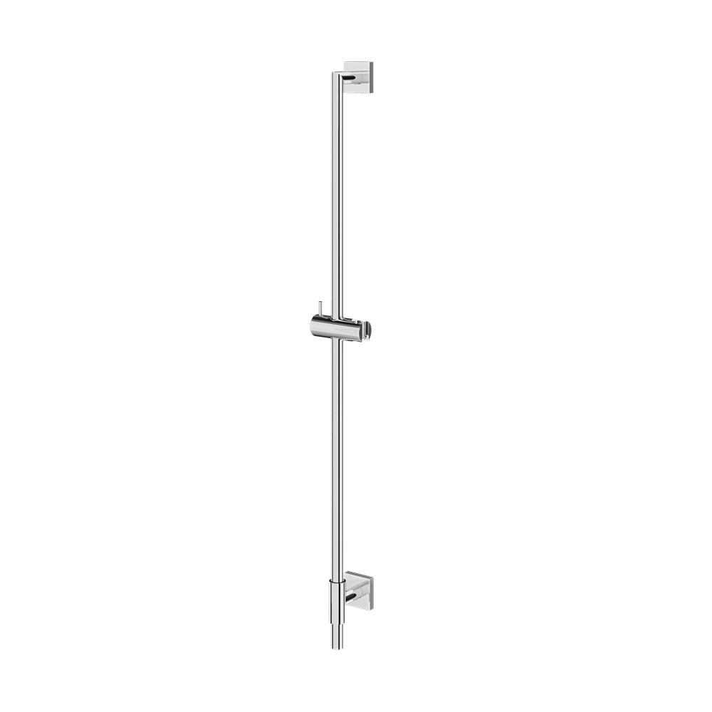 Aquabrass - Round Rail With Square Flange & Slider